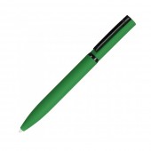 Металлическая ручка с покрытием soft touch и зеркальной гравировкой